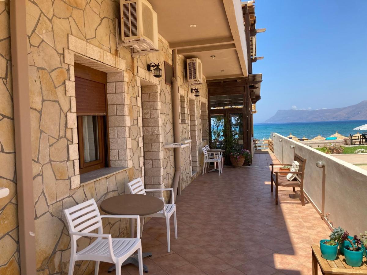 Molos Beach Rooms Kíssamos Esterno foto